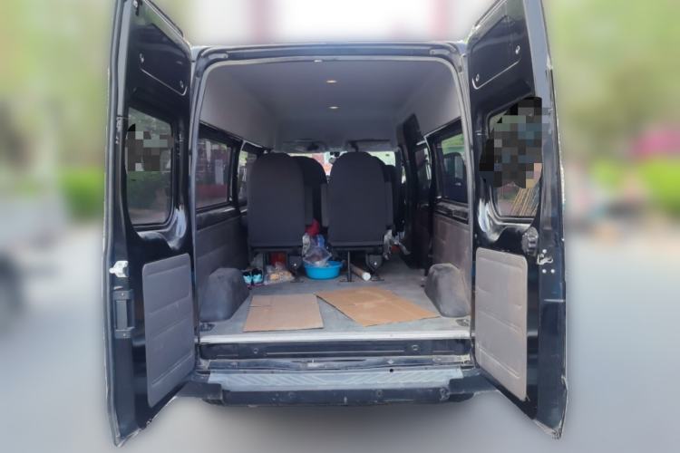 Used Ford Transit Custom 2021 2.2T Automatic Logistics Vehicle Pro Long Wheelbase 7 Seats Mid-Roof China VI Standard Trunk