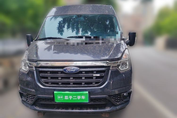 Used Ford Transit Custom 2021 2.2T Automatic Logistics Vehicle Pro Short Wheelbase 6-Seater Mid-Roof China VI Standard Front