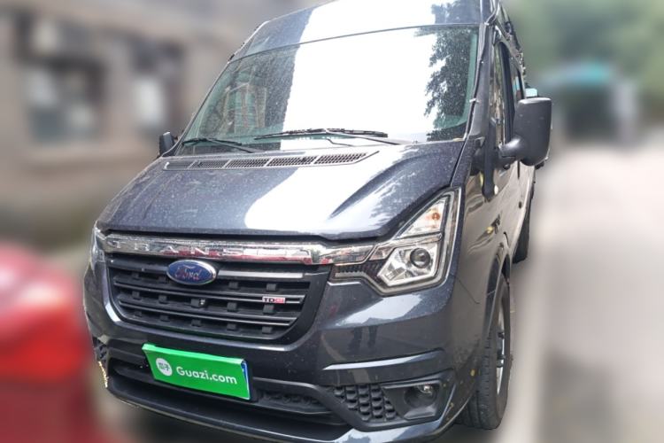 Used Ford Transit Custom 2021 2.2T Automatic Logistics Vehicle Pro Short Wheelbase 6-Seater Mid-Roof China VI Standard Front