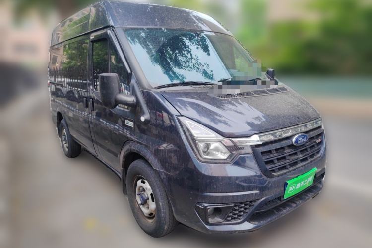 Used Ford Transit Custom 2021 2.2T Automatic Logistics Vehicle Pro Short Wheelbase 6-Seater Mid-Roof China VI Standard Front Right 45 Deg