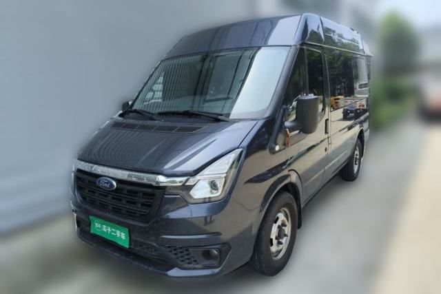 Used Ford Transit Custom 2021 2.2T Automatic Logistics Vehicle Pro Short Wheelbase 6-Seater Mid-Roof China VI Standard