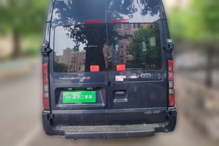 Used Ford Transit Custom 2021 2.2T Automatic Logistics Vehicle Pro Short Wheelbase 6-Seater Mid-Roof China VI Standard Rear