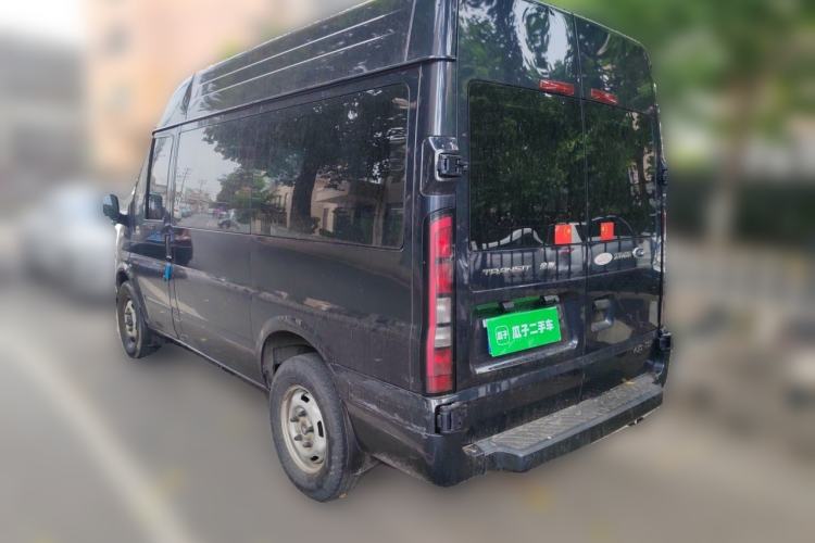 Used Ford Transit Custom 2021 2.2T Automatic Logistics Vehicle Pro Short Wheelbase 6-Seater Mid-Roof China VI Standard Rear Left 45 Deg