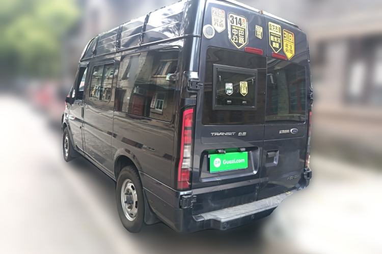 Used Ford Transit Custom 2021 2.2T Automatic Logistics Vehicle Pro Short Wheelbase 6-Seater Mid-Roof China VI Standard Rear Left 45 Deg