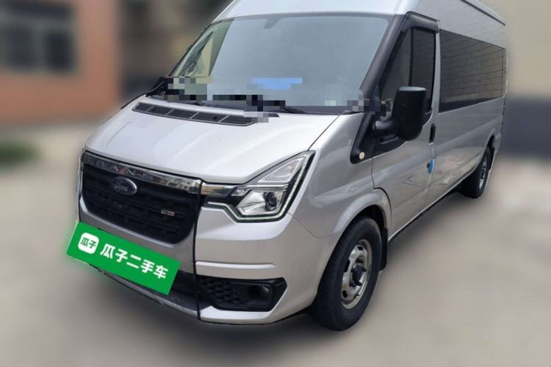 Used Ford Transit Custom 2021 2.2T Manual Logistics Vehicle Pro Long Wheelbase 7-Seater Mid-Roof China VI Standard Front Left 45 Deg