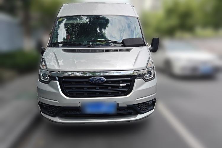 Used Ford Transit Custom 2021 2.2T Automatic Logistics Vehicle Pro Long Wheelbase 7 Seats Mid-Roof China VI Standard Front