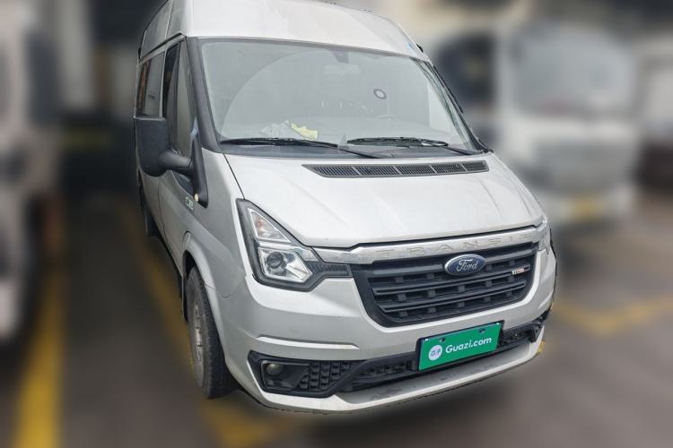 Used Ford Transit Custom 2021 2.2T Manual Logistics Vehicle Pro Short Wheelbase 6-Seater Mid-Roof China VI Standard Front Right 45 Deg
