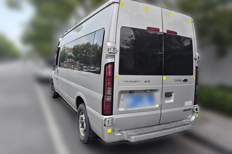 Used Ford Transit Custom 2021 2.2T Automatic Logistics Vehicle Pro Long Wheelbase 7 Seats Mid-Roof China VI Standard Rear Left 45 Deg