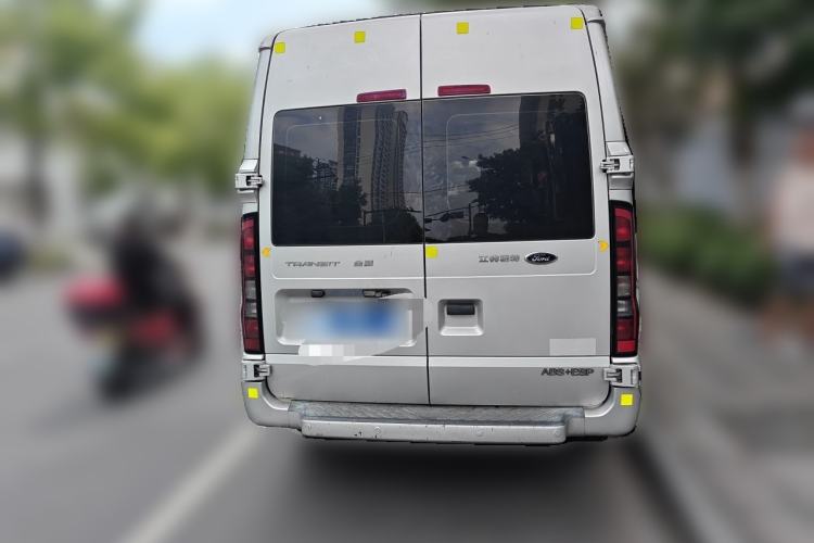 Used Ford Transit Custom 2021 2.2T Automatic Logistics Vehicle Pro Long Wheelbase 7 Seats Mid-Roof China VI Standard Rear