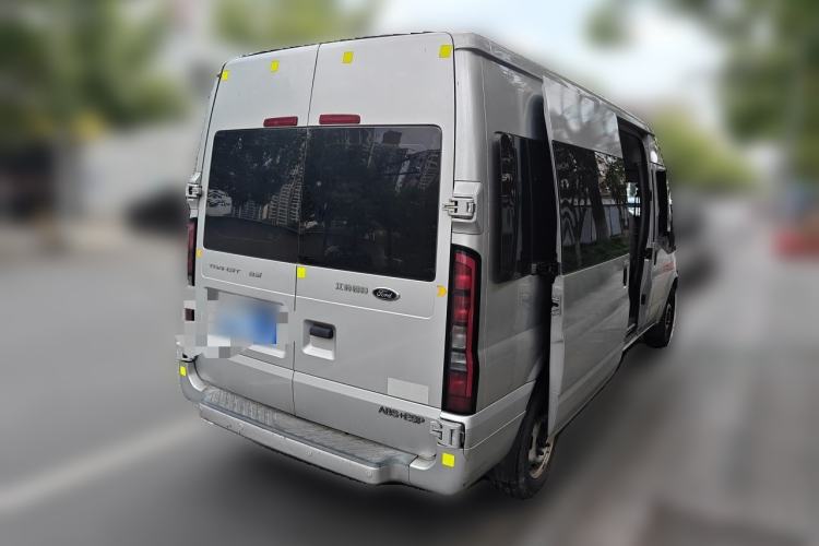 Used Ford Transit Custom 2021 2.2T Automatic Logistics Vehicle Pro Long Wheelbase 7 Seats Mid-Roof China VI Standard Rear Right 45 Deg
