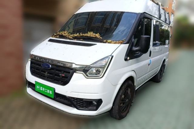 Used Ford Transit Custom 2021 2.2T Manual Logistics Vehicle Pro Short Wheelbase 6-Seater Mid-Roof China VI Standard