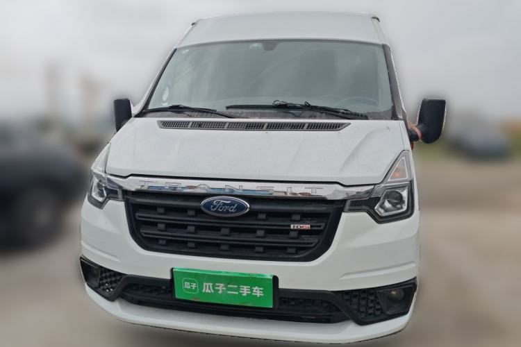 Used Ford Transit Custom 2021 2.2T Manual Van Pro 5.9-meter Long Wheelbase Rear Dual Tires 3-Seater Mid-Roof China VI Standard Front