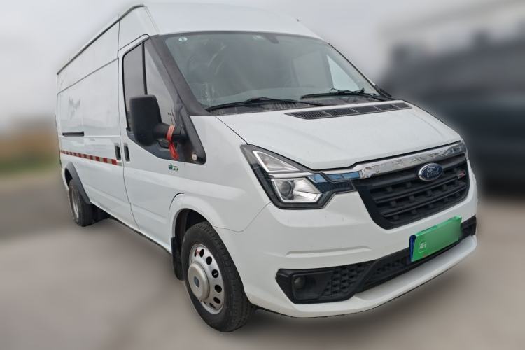 Used Ford Transit Custom 2021 2.2T Manual Van Pro 5.9-meter Long Wheelbase Rear Dual Tires 3-Seater Mid-Roof China VI Standard Front Right 45 Deg