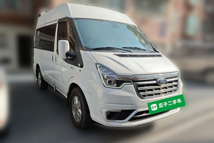 Used Ford Transit Custom 2021 2.2T Automatic Luxury Coach Pro Short Wheelbase 7-Seater Mid-Roof China VI Standard Front Right 45 Deg