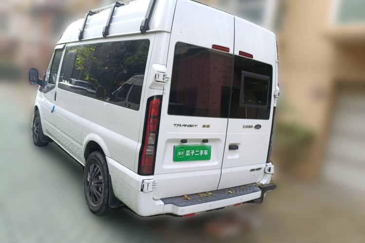 Used Ford Transit Custom 2021 2.2T Manual Logistics Vehicle Pro Short Wheelbase 6-Seater Mid-Roof China VI Standard Rear Left 45 Deg