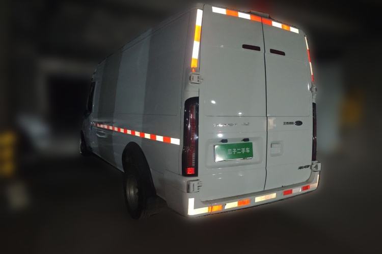 Used Ford Transit Custom 2021 2.2T Automatic Van Pro 5.9-meter Long Wheelbase Rear Dual Tires 3-Seater Mid-Roof China VI Standard Rear Left 45 Deg