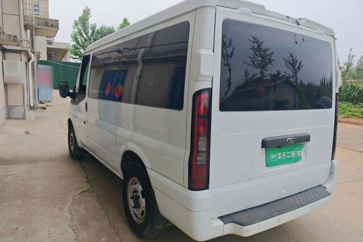 Used Ford Transit Custom 2021 2.2T Automatic Logistics Vehicle Pro Short Wheelbase 6-Seater Low Roof China VI Standard Rear Left 45 Deg