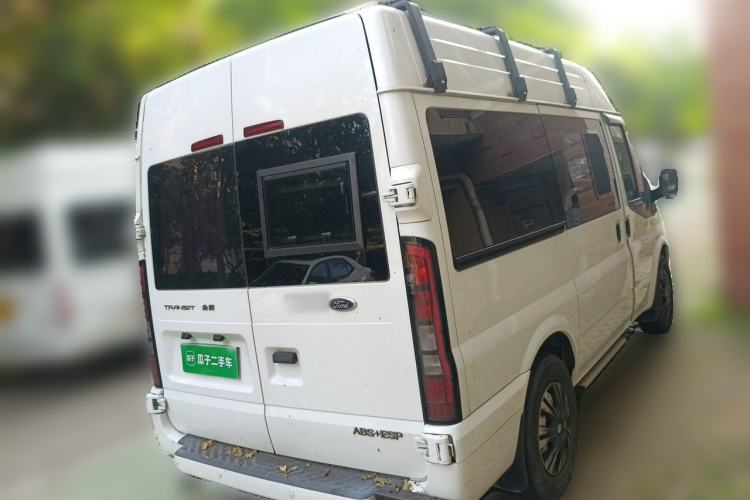 Used Ford Transit Custom 2021 2.2T Manual Logistics Vehicle Pro Short Wheelbase 6-Seater Mid-Roof China VI Standard Rear Right 45 Deg