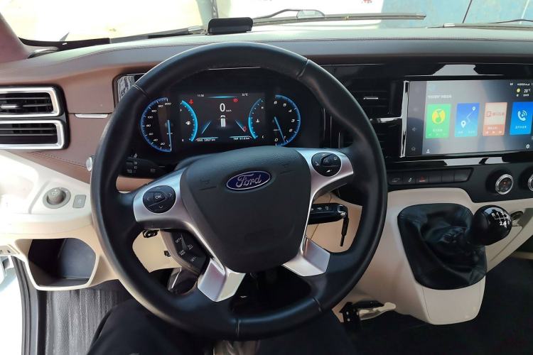 Used Ford Transit Custom 2021 2.2T Manual Standard Passenger Van Pro Long Wheelbase with Mechanical Pedals 9-Seater Mid-Roof Euro VI compliant Steering Wheel