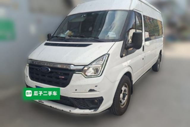 Used Ford Transit Custom 2021 2.2T Manual Logistics Vehicle Pro Long Wheelbase 7-Seater Mid-Roof China VI Standard