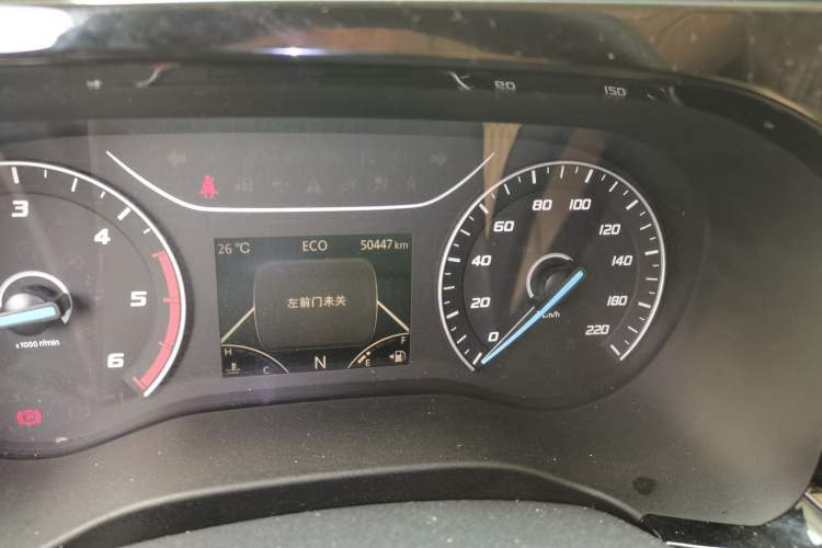 Used Ford Transit Custom  Odometer Close Up