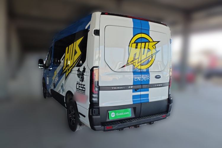 Used Ford Transit T8 2024 T8 2.3T Diesel Automatic Mid-Drive Mid-Roof 6-Seater Fully Equipped 2/2/2 Configuration Rear Left 45 Deg