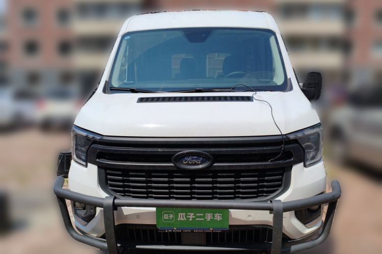 Used Ford Transit T8 2024 T8 2.0T Diesel Manual Short Wheelbase Mid-Height 6-Seater Full-Option Multifunctional Version 3/3 Front