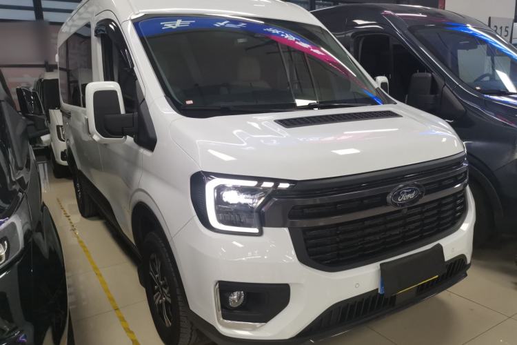 Used Ford Transit T8 2024 T8 2.3T Diesel Automatic Mid-Drive Mid-Roof 6-Seater Fully Equipped 2/2/2 Configuration Front Right 45 Deg