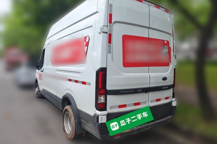Used Ford Transit T8 2024 T8 2.0T Diesel Manual Long Wheelbase High-Roof 3-Seat Cargo Version with Rear Dual Tires Rear Left 45 Deg