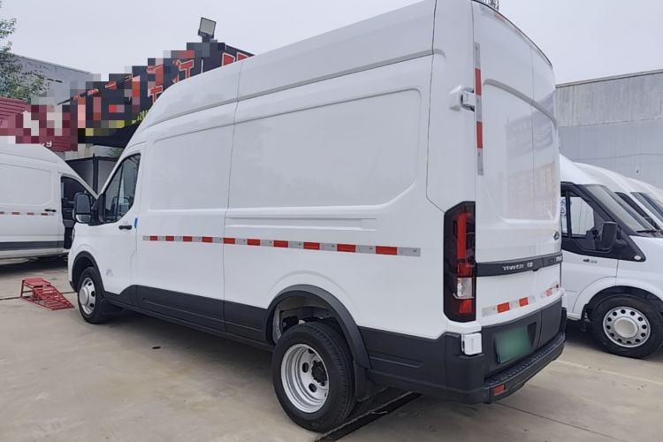 Used Ford Transit T8 2024 T8 2.0T Diesel Manual Long Wheelbase High-Roof 3-Seat Cargo Version with Rear Dual Tires Rear Left 45 Deg