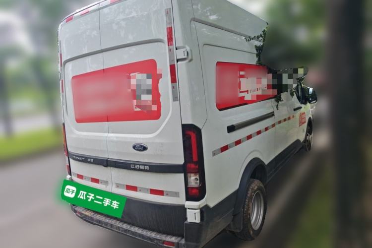 Used Ford Transit T8 2024 T8 2.0T Diesel Manual Long Wheelbase High-Roof 3-Seat Cargo Version with Rear Dual Tires Rear Right 45 Deg