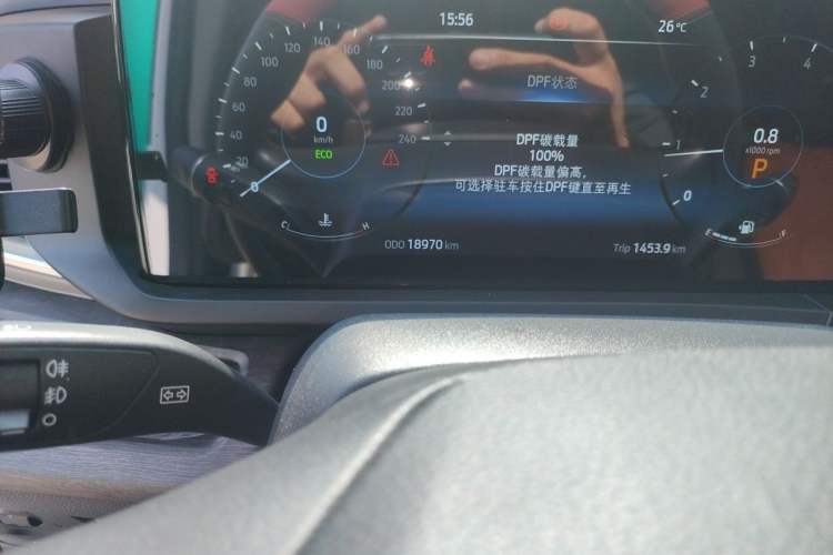Used Ford Transit T8  Odometer Close Up