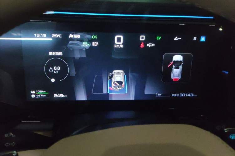 Used Formula Leopard 8 2025 Zhiyong Flagship Drone Edition 7 Seats Instrument Cluster