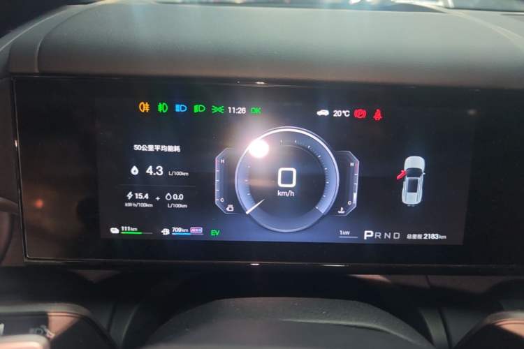Used Formula Leopard Tai 7 2025 Model 200 km Two-Wheel Drive Max Edition Instrument Cluster