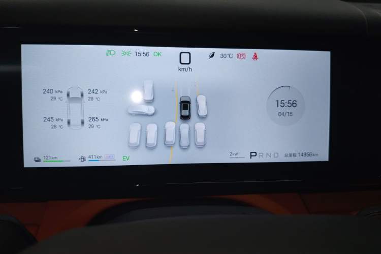 Used Formula Leopard Tai 7 2025 Model 190 km Four-Wheel Drive Ultra Edition Instrument Cluster
