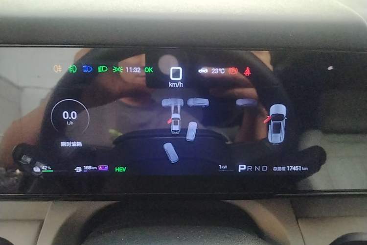Used Formula Leopard Tai 7 2025 Model 190 km Four-Wheel Drive Ultra Edition Instrument Cluster