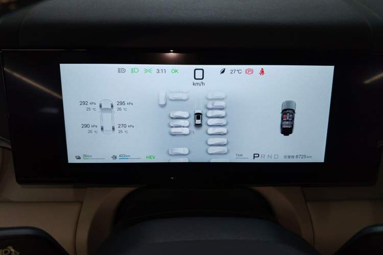 Used Formula Leopard Tai 7 2025 Model 190 km Four-Wheel Drive Ultra Edition Instrument Cluster