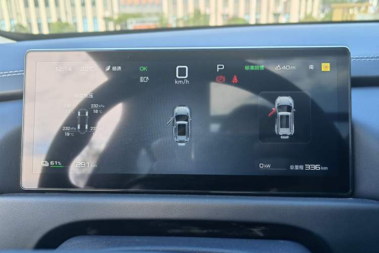 Used Formula Leopard Titanium 3 2025 501KM All-Wheel Drive Intelligent Driving Ultra Version Odometer Close Up