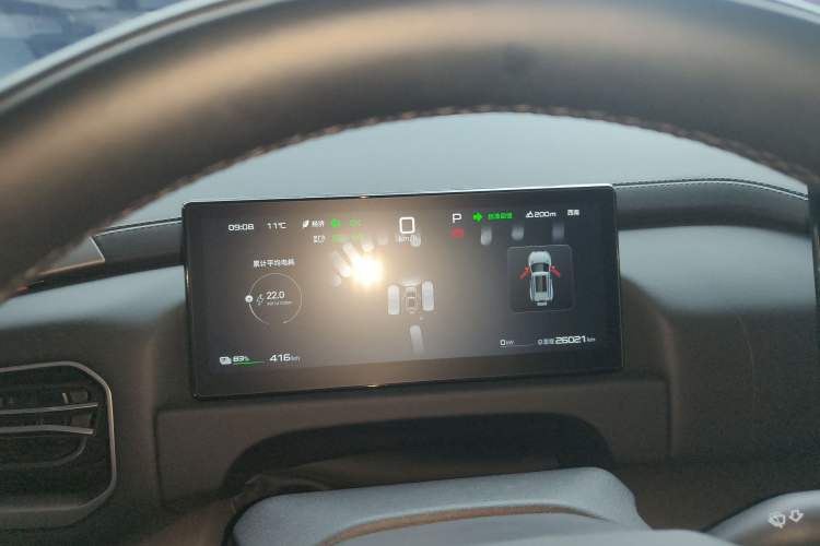 Used Formula Leopard Titanium 3 2025 501KM All-Wheel Drive Intelligent Driving Ultra Version Instrument Cluster