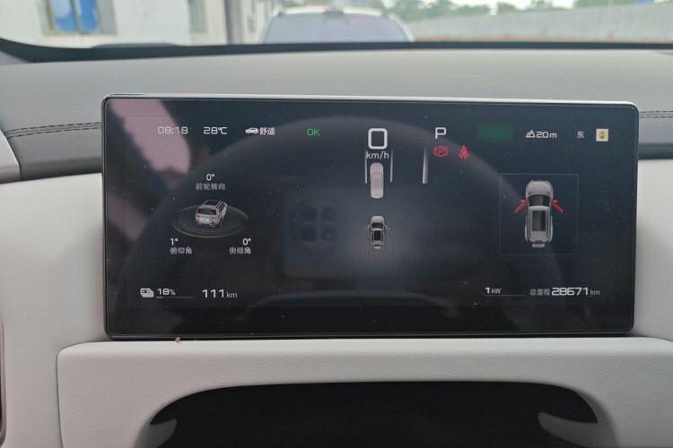 Used Formula Leopard Titanium 3 2025 501KM All-Wheel Drive Intelligent Driving Ultra Version Instrument Cluster