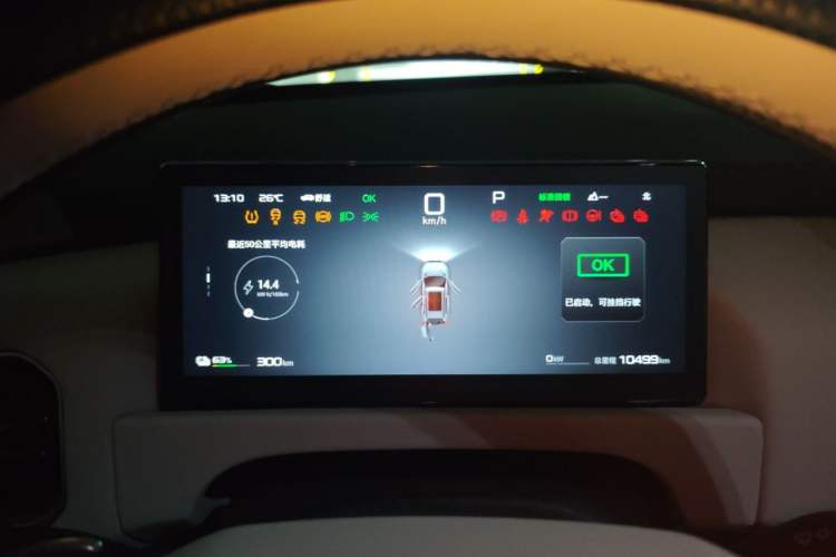 Used Formula Leopard Titanium 3 2025 501 km Range Rear-Wheel Drive Intelligent Driving Max Edition Instrument Cluster
