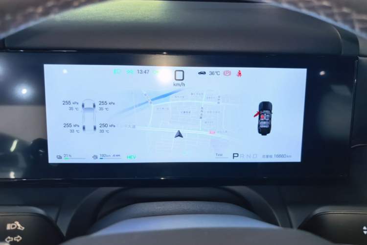 Used Formula Leopard Titanium 7 2025 Model 190 km Four-Wheel Drive Ultra Edition Instrument Cluster