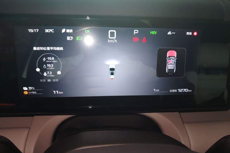 Used Formula Leopard Titanium 7 2025 Model 190 km Four-Wheel Drive Max Edition Instrument Cluster