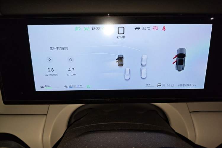 Used Formula Leopard Titanium 7 2025 Model 190 km Four-Wheel Drive Ultra Edition Instrument Cluster