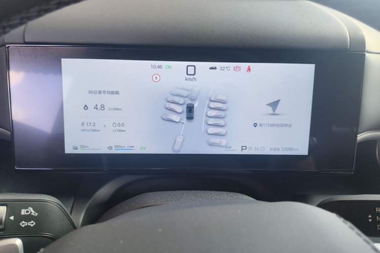 Used Formula Leopard Titanium 7 2025 Model 190 km Four-Wheel Drive Ultra Edition Instrument Cluster