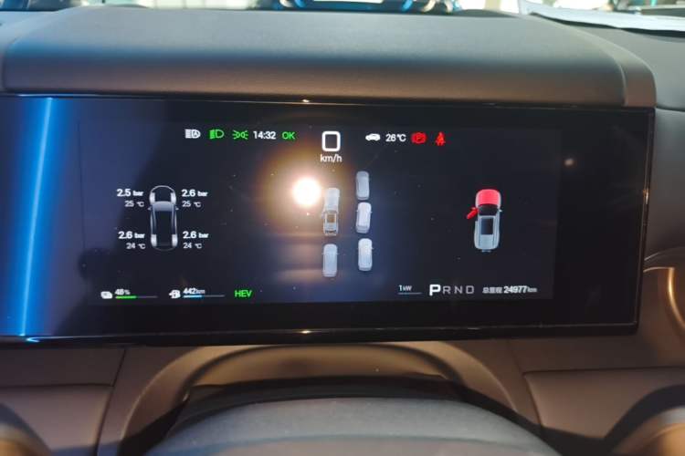 Used Formula Leopard Titanium 7 2025 Model 190 km Four-Wheel Drive Ultra Edition Instrument Cluster