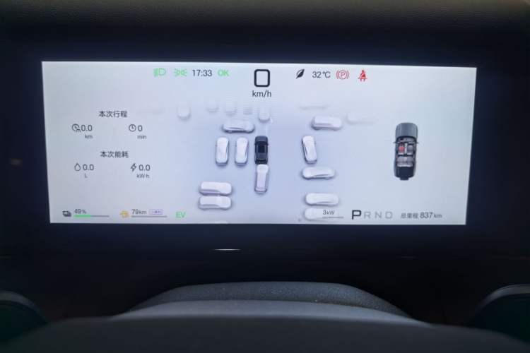 Used Formula Leopard Titanium 7 2025 Model 200 km Two-Wheel Drive Max Edition Odometer Close Up