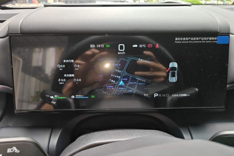 Used Formula Leopard Titanium 7 2025 Model 190 km Four-Wheel Drive Ultra Edition Instrument Cluster
