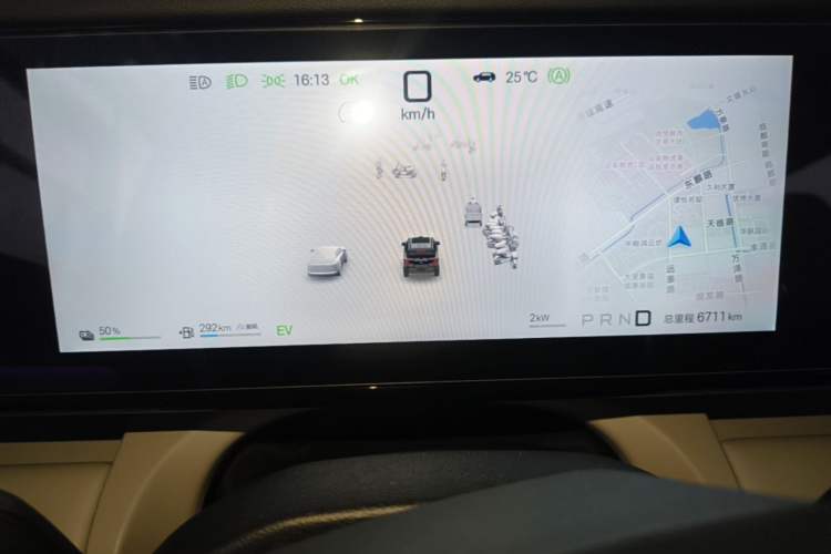 Used Formula Leopard Titanium 7 2025 Model 190 km Four-Wheel Drive Ultra Edition Instrument Cluster