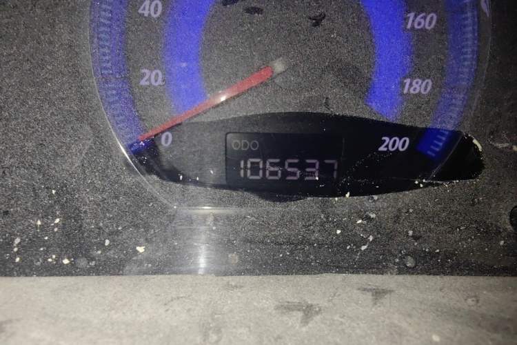 Used FORTHING CM7 2014 2.4L Manual Business Edition Odometer Close Up